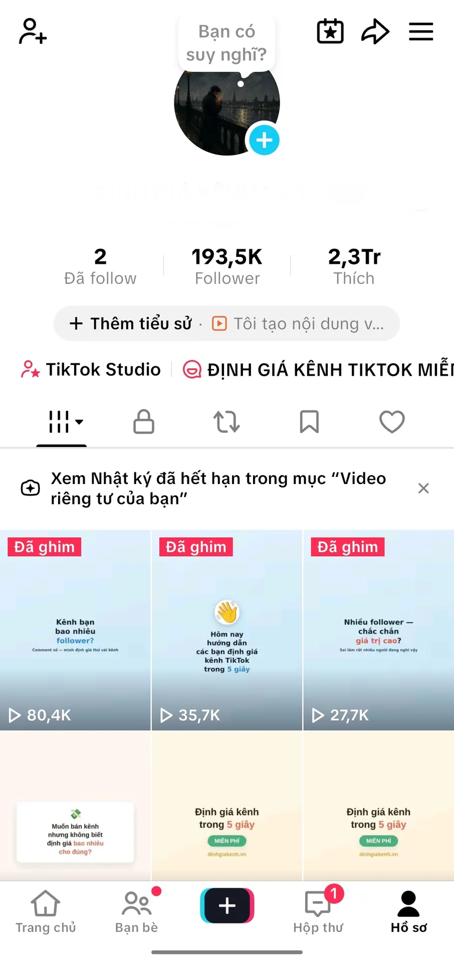 Kênh Ngoại,Chủ Đề Xây Kênh 1