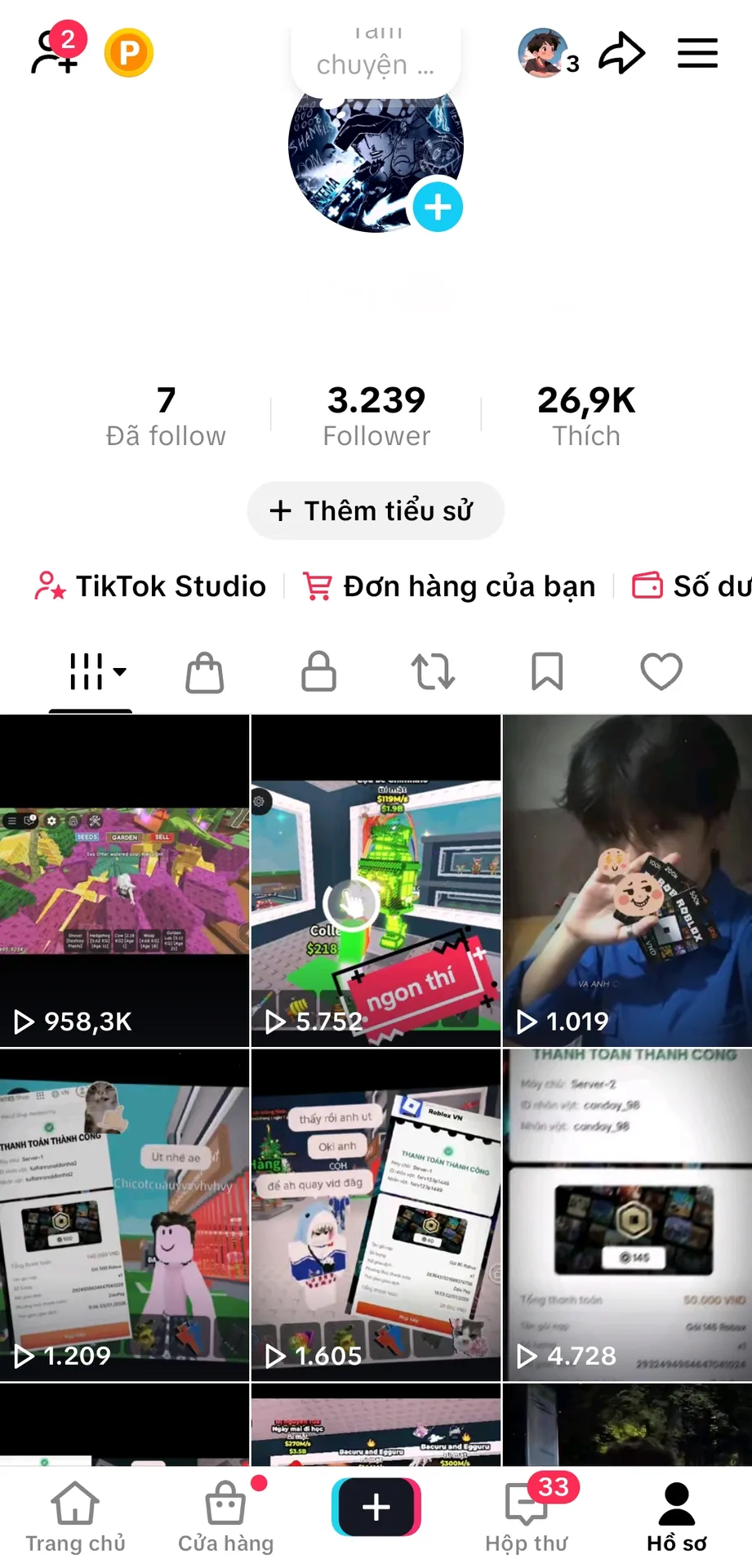 Chủ Đề Roblox 1