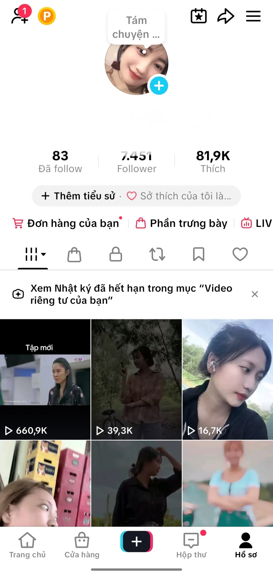 Kênh Cá Nhân Nữ