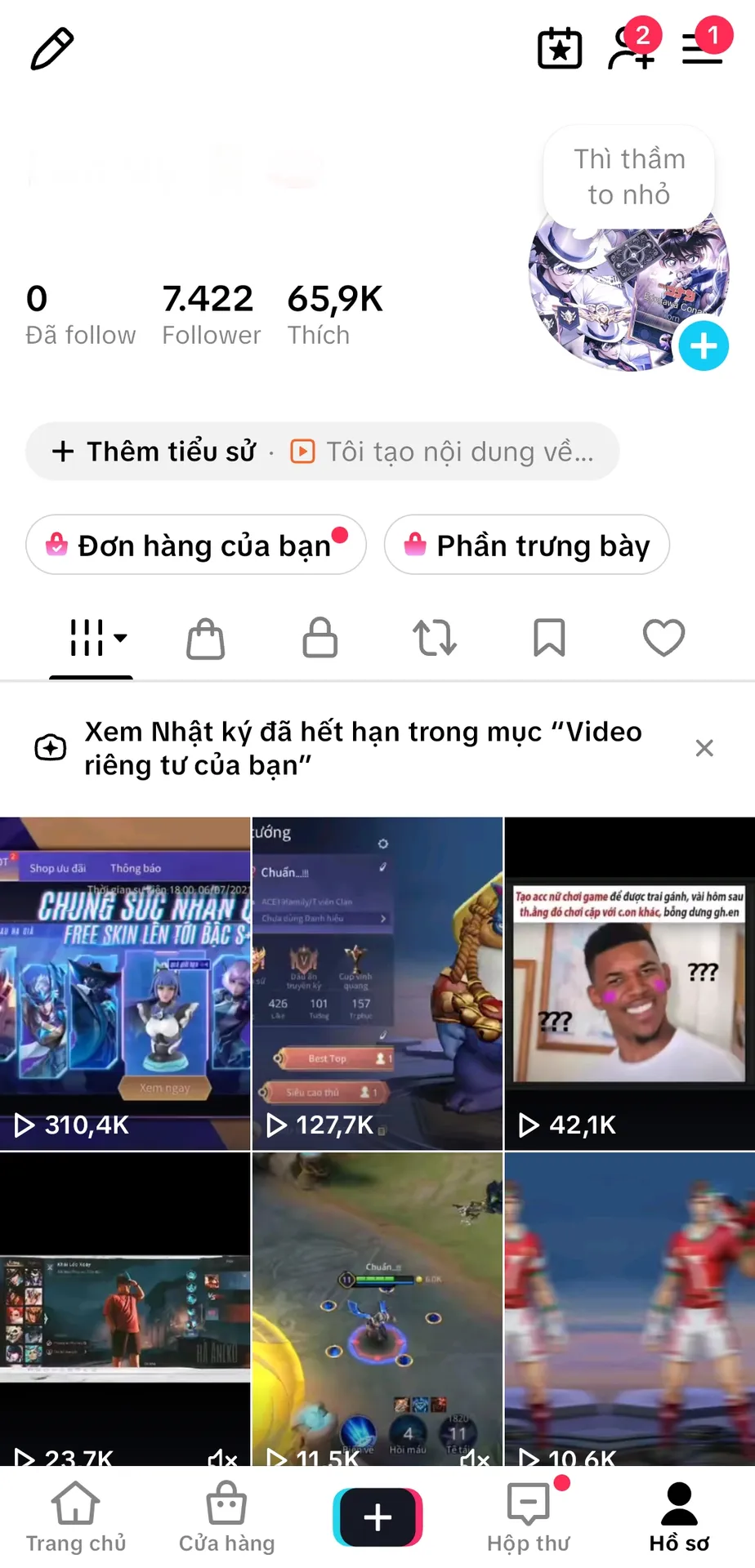Chủ Đề Liên Quân Cấm Shop 1