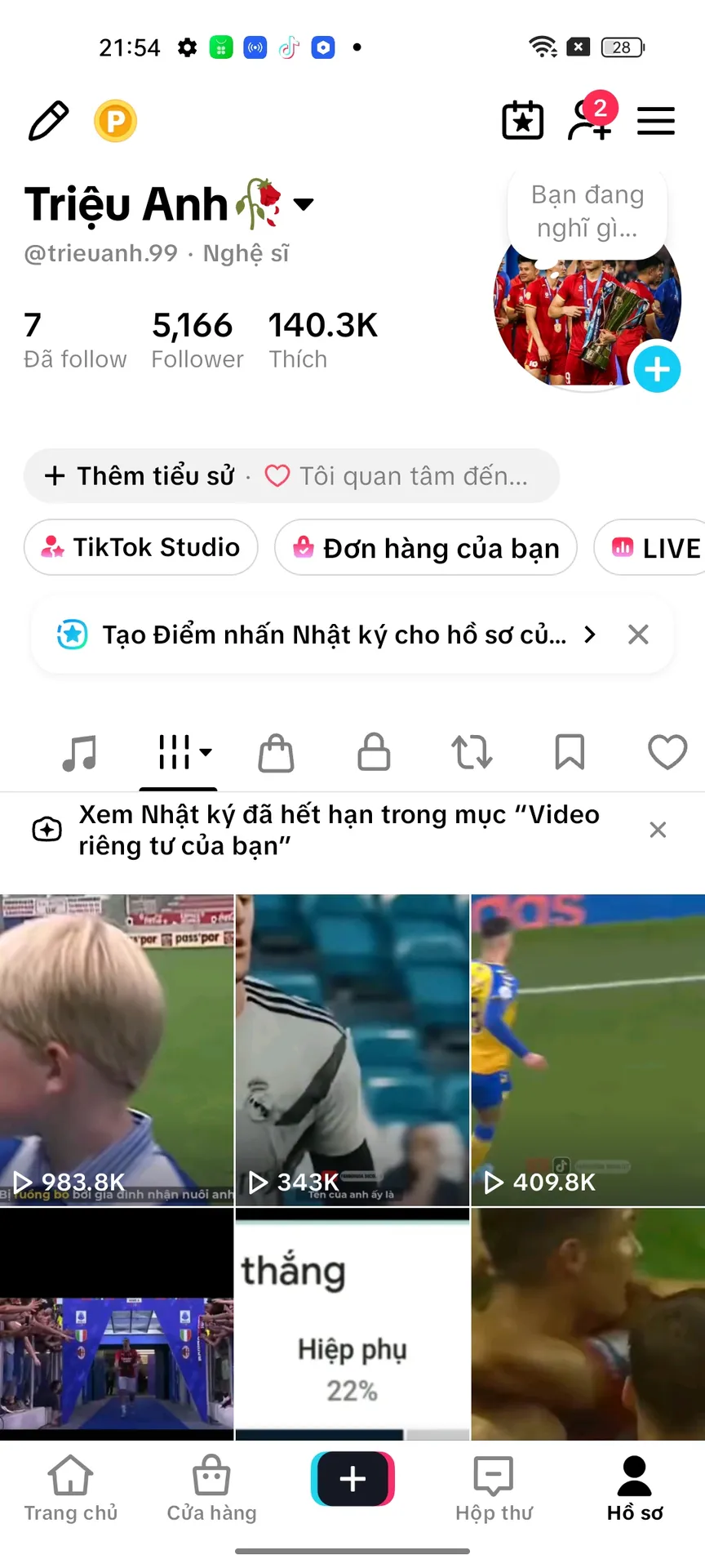 Kênh Nghệ Sĩ Chủ Đề Bóng Đá 1